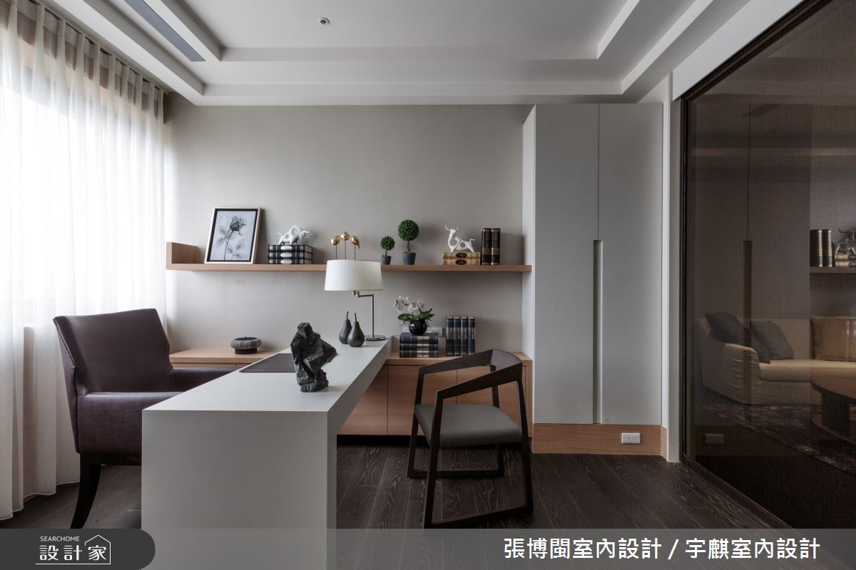 70坪新成屋(5年以下)＿現代風書房案例圖片＿張博閩室內設計 / 宇麒室內設計＿張博閩_21之11