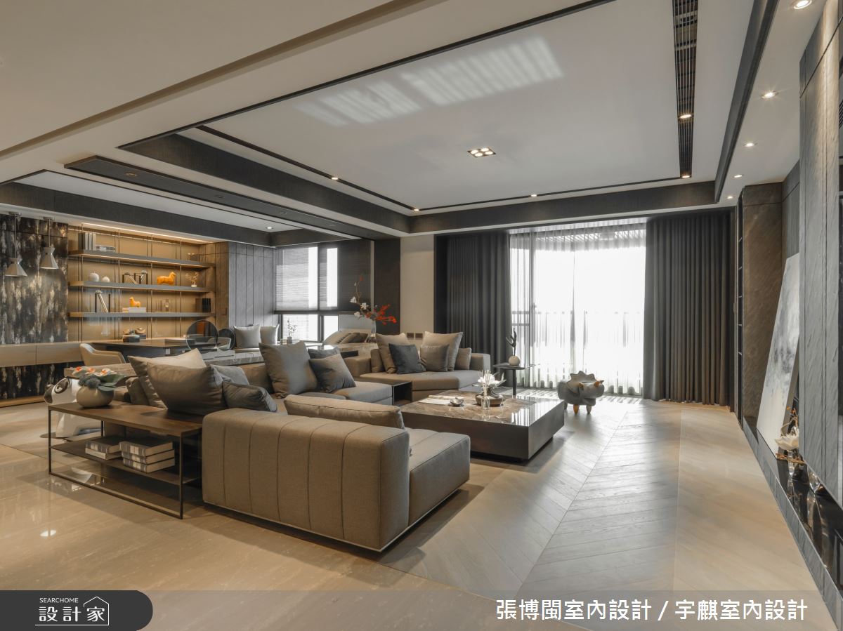 80坪新成屋(5年以下)＿現代風客廳案例圖片＿張博閩室內設計 / 宇麒室內設計＿張博閩_22之1