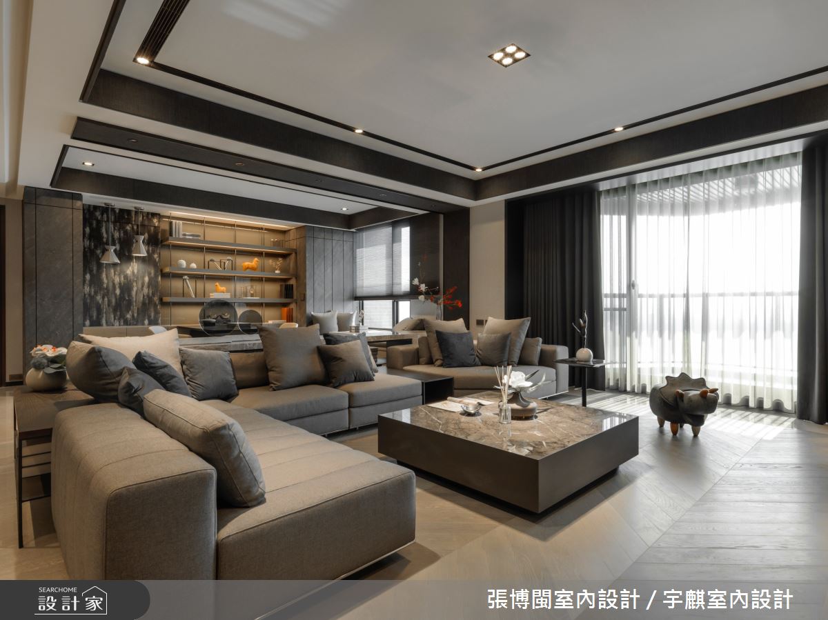 80坪新成屋(5年以下)＿現代風客廳案例圖片＿張博閩室內設計 / 宇麒室內設計＿張博閩_22之3