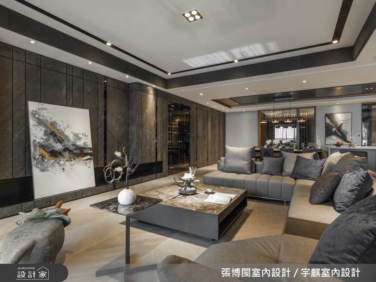 80坪新成屋(5年以下)＿現代風客廳案例圖片＿張博閩室內設計 / 宇麒室內設計＿張博閩_22之2