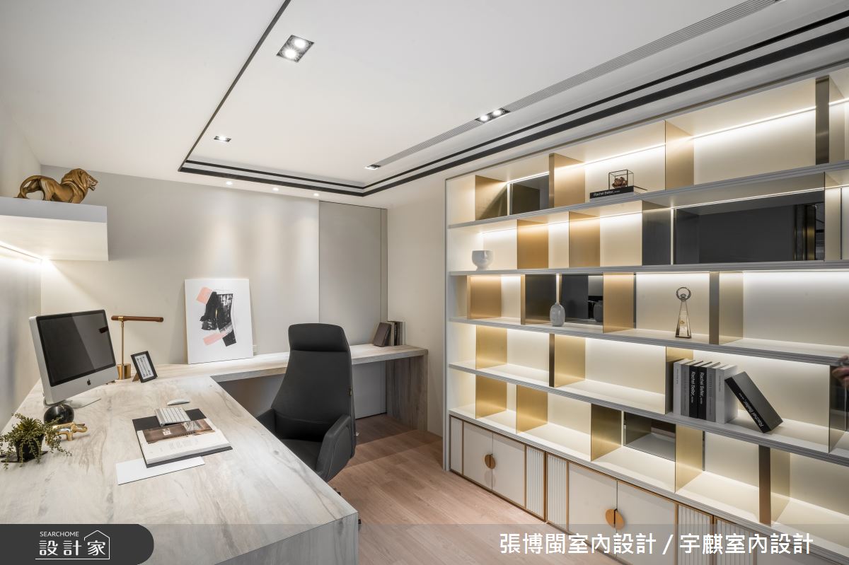 46坪新成屋(5年以下)＿奢華風書房案例圖片＿張博閩室內設計 / 宇麒室內設計＿張博閩_23之13