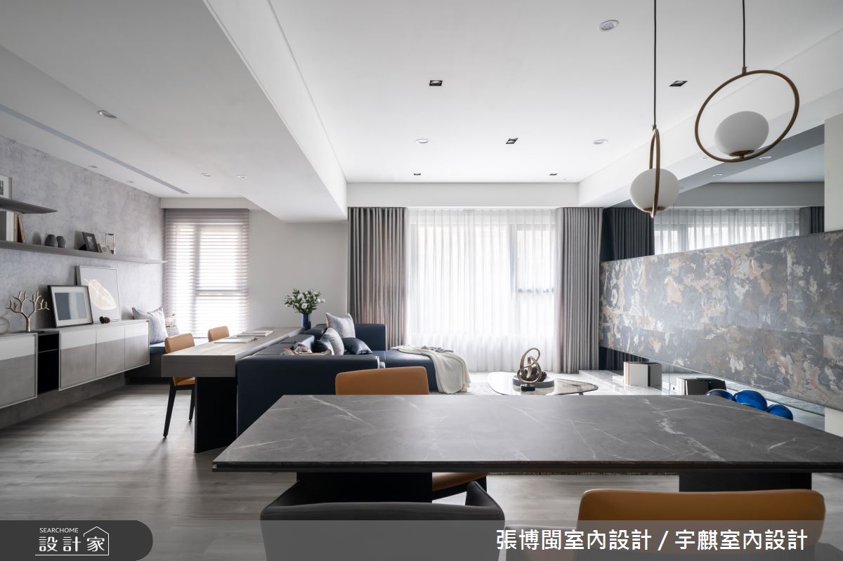 新成屋(5年以下)＿現代風客廳餐廳工作區案例圖片＿張博閩室內設計 / 宇麒室內設計＿張博閩_29之3