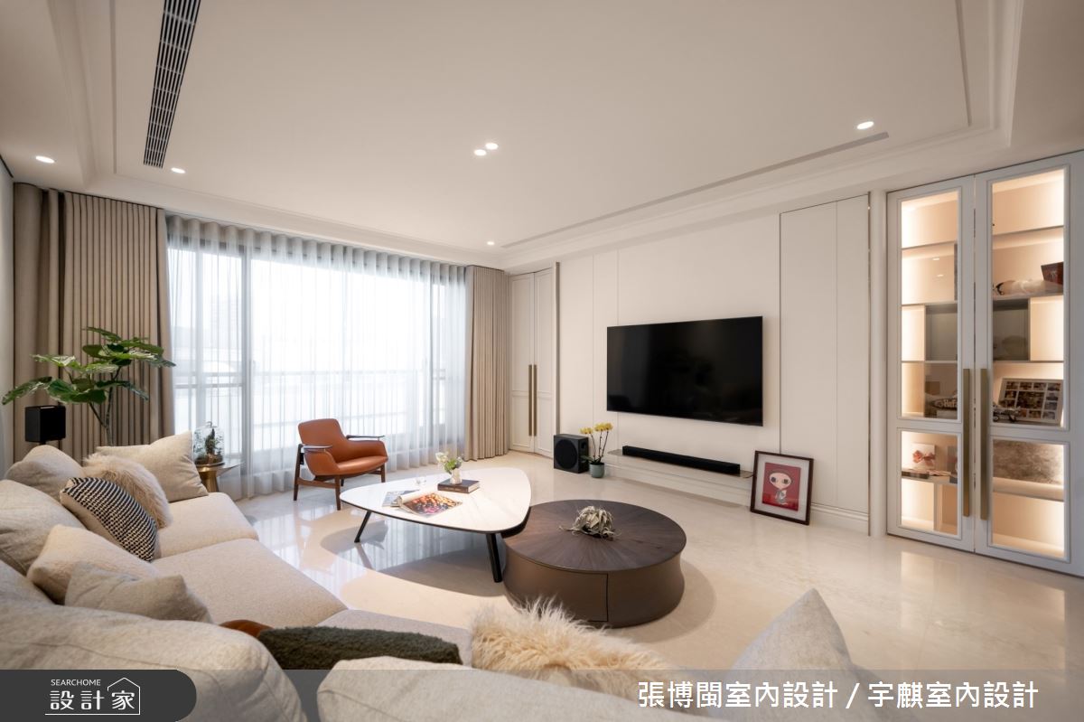 58坪新成屋(5年以下)＿美式風客廳案例圖片＿張博閩室內設計 / 宇麒室內設計＿張博閩_32之5