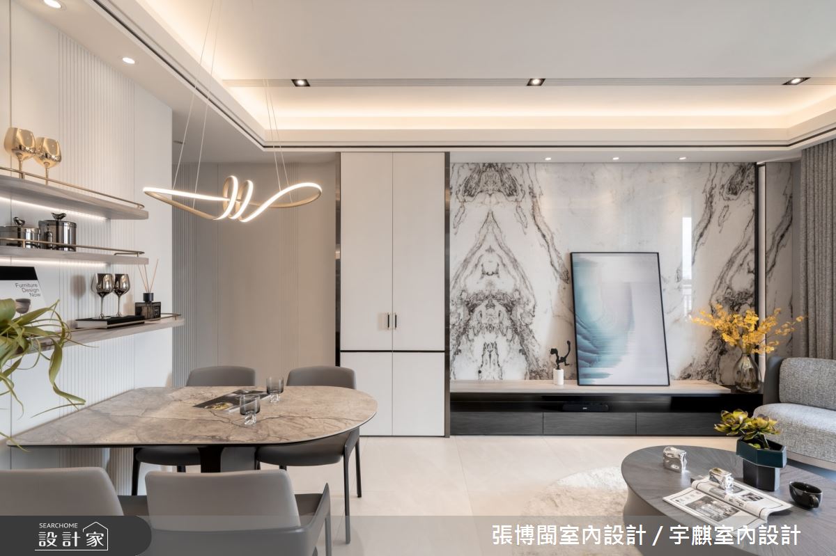 52坪新成屋(5年以下)＿簡約輕奢風客廳餐廳案例圖片＿張博閩室內設計 / 宇麒室內設計＿張博閩_34之5