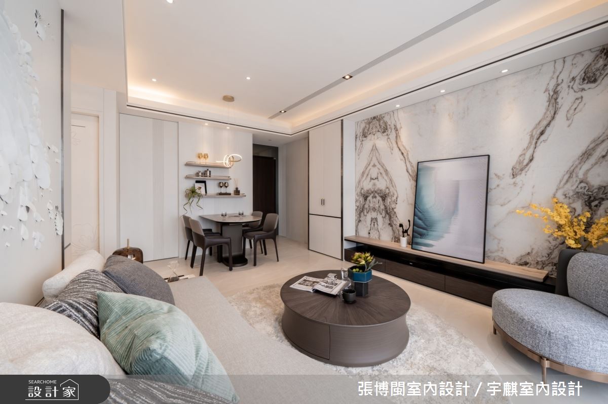 52坪新成屋(5年以下)＿簡約輕奢風客廳餐廳案例圖片＿張博閩室內設計 / 宇麒室內設計＿張博閩_34之4