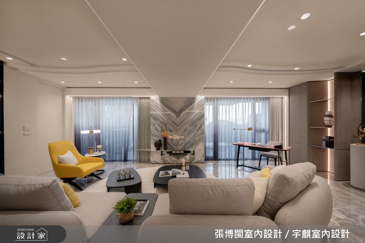 55坪新成屋(5年以下)＿現代風客廳工作區案例圖片＿張博閩室內設計 / 宇麒室內設計＿張博閩_35之6