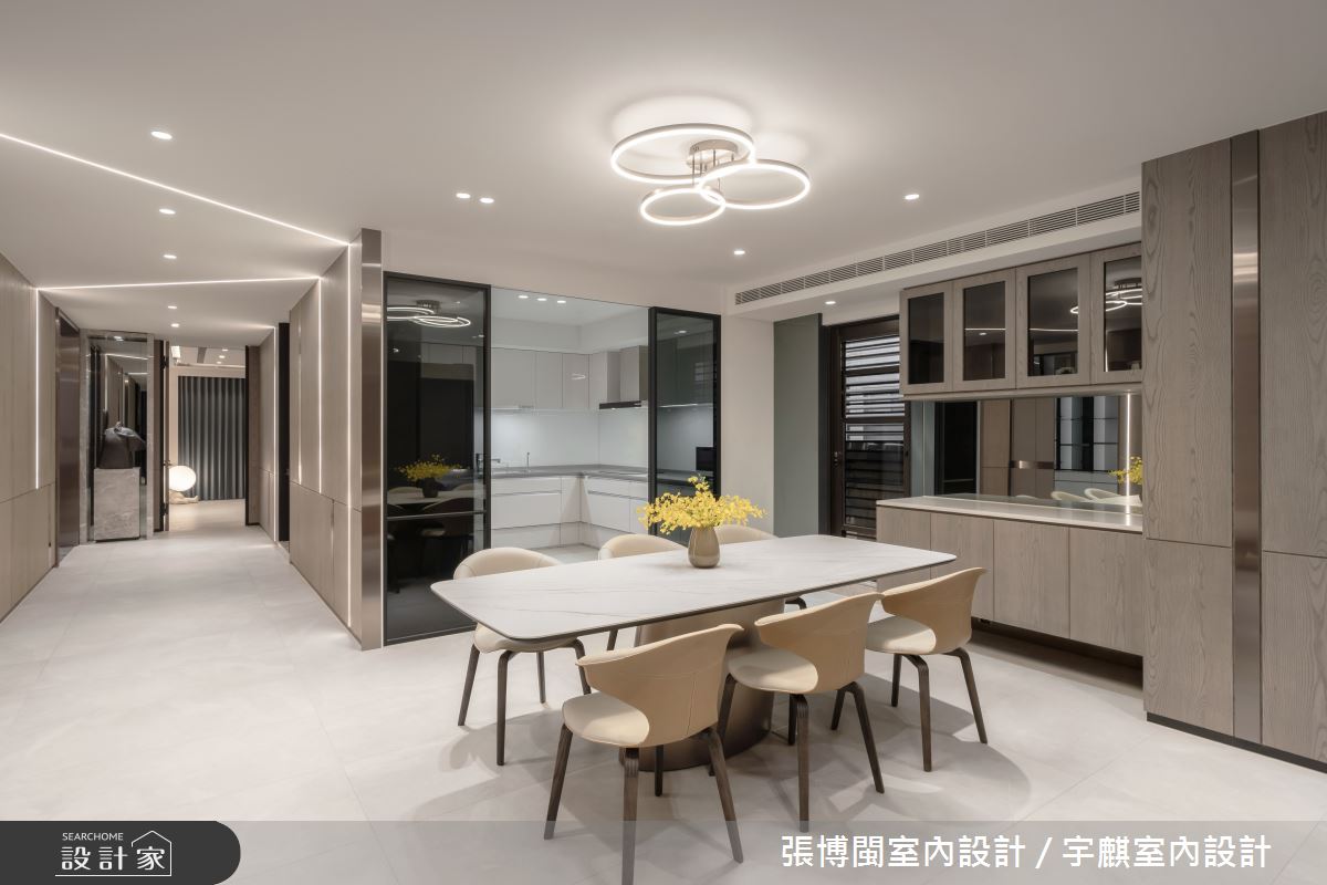 毛胚屋＿簡約風餐廳廚房走廊案例圖片＿張博閩室內設計 / 宇麒室內設計＿張博閩_36之14