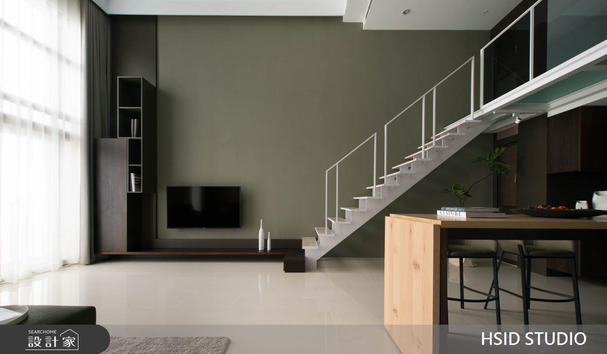 40坪新成屋(5年以下)＿現代風客廳樓梯案例圖片＿樺設室內裝修設計有限公司 HSID STUDIO＿樺設_10之6