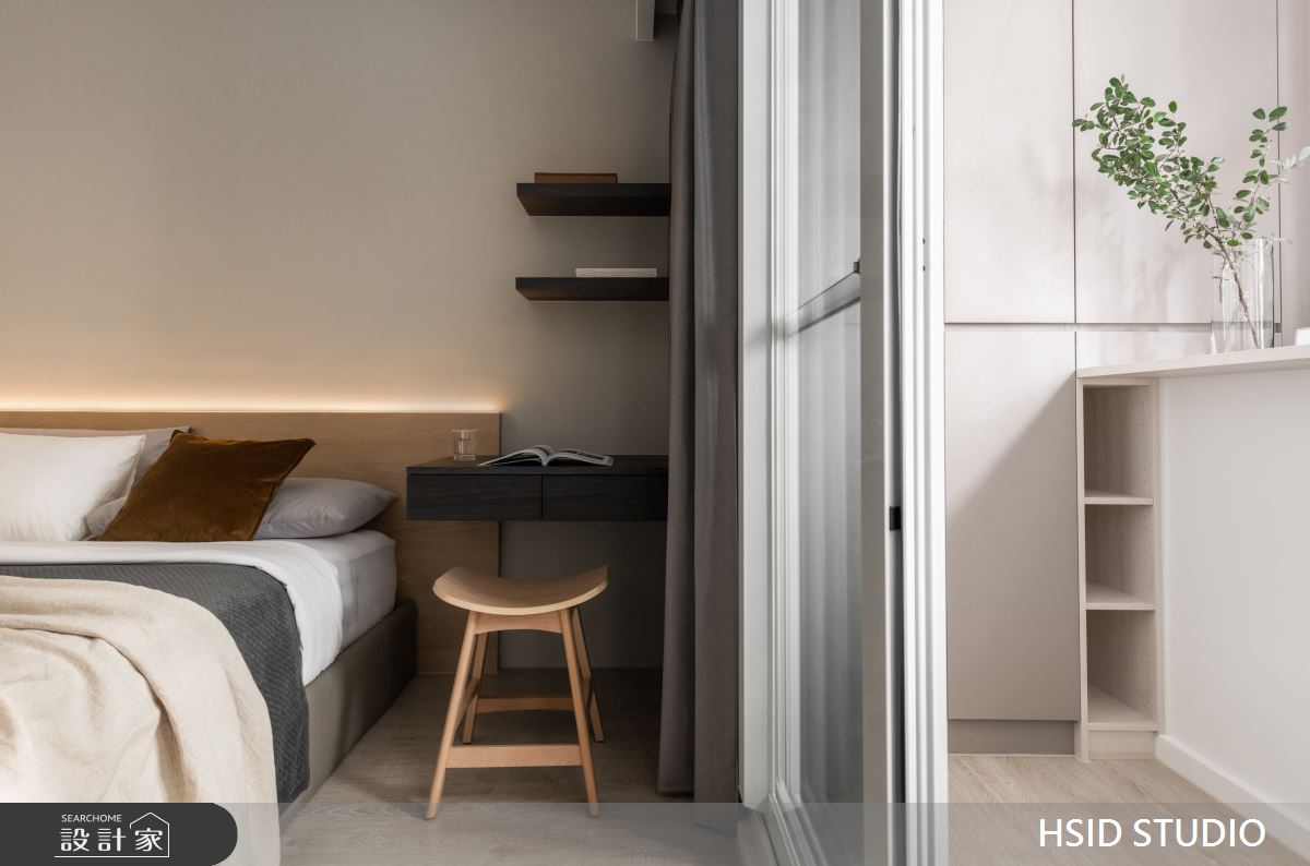 22坪老屋(31~40年)＿混搭風臥室陽台案例圖片＿樺設室內裝修設計有限公司 HSID STUDIO＿樺設_21之14