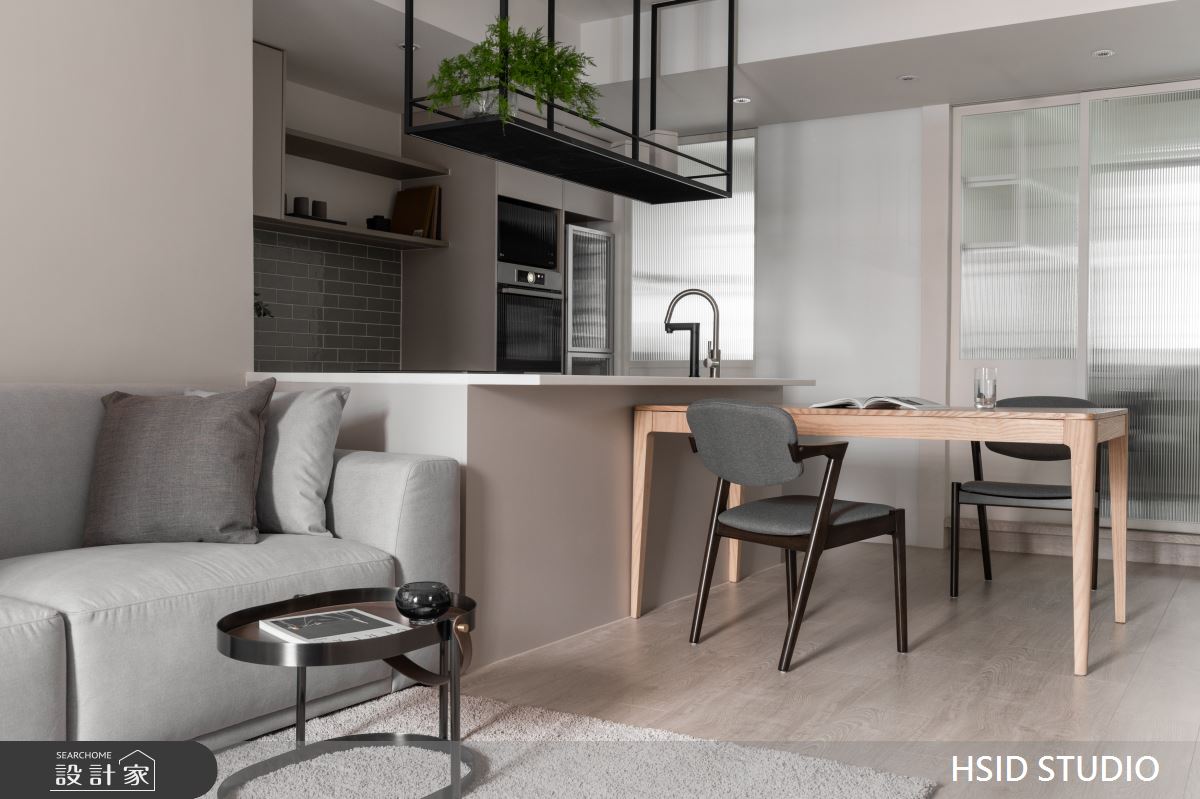 22坪老屋(31~40年)＿混搭風客廳餐廳廚房中島案例圖片＿樺設室內裝修設計有限公司 HSID STUDIO＿樺設_21之3
