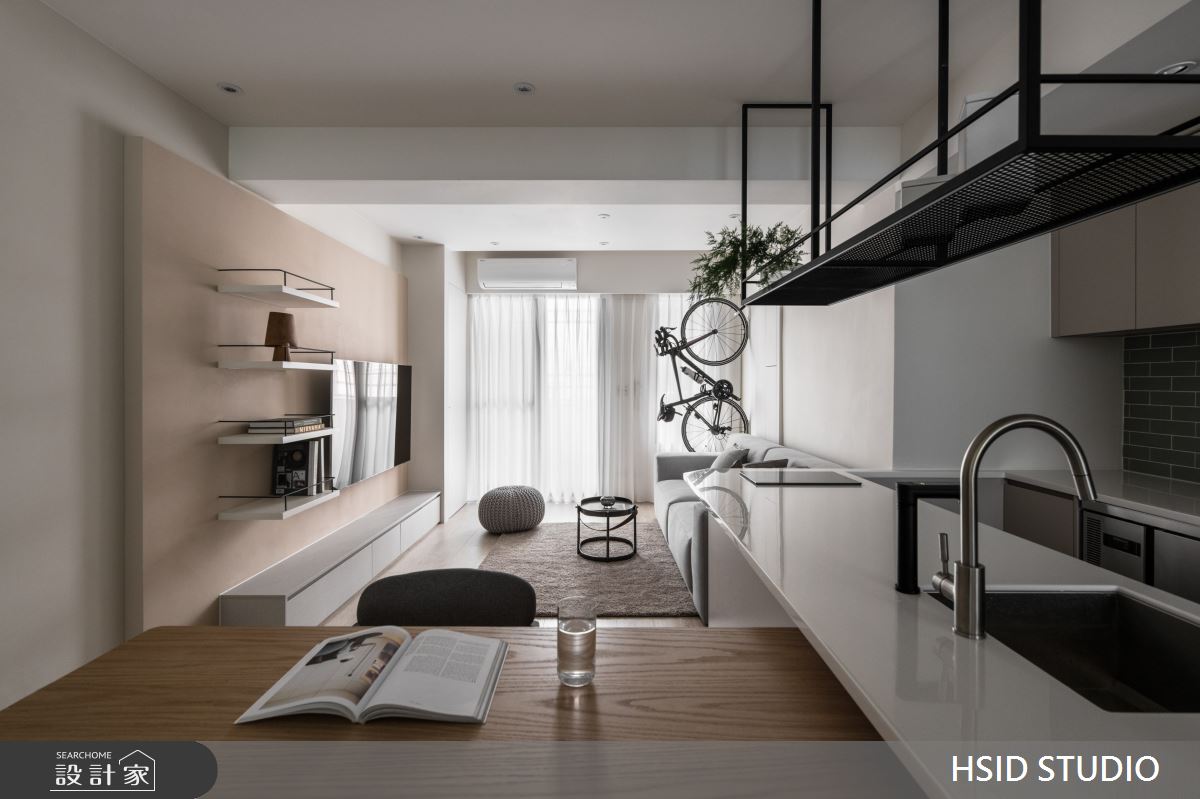 22坪老屋(31~40年)＿混搭風客廳餐廳廚房中島案例圖片＿樺設室內裝修設計有限公司 HSID STUDIO＿樺設_21之6