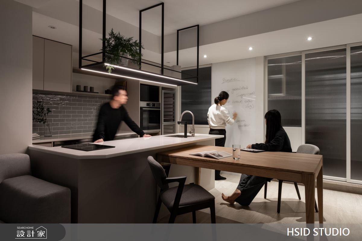 22坪老屋(31~40年)＿混搭風餐廳廚房中島案例圖片＿樺設室內裝修設計有限公司 HSID STUDIO＿樺設_21之8