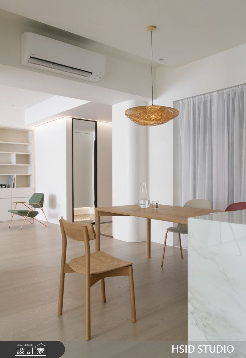 老屋(31~40年)＿簡約風餐廳中島案例圖片＿樺設室內裝修設計有限公司 HSID STUDIO＿樺設_22之15