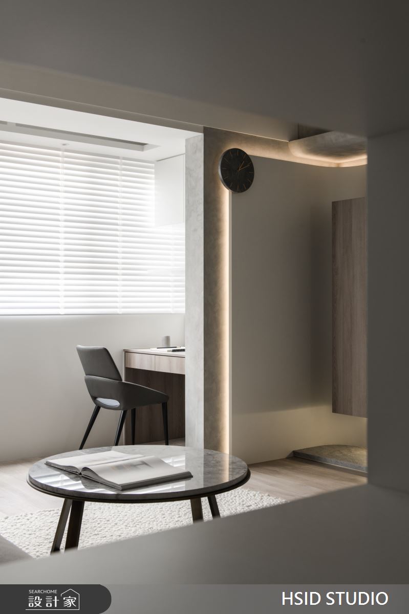 40坪老屋(41~50年)＿現代風客廳書房工作區案例圖片＿樺設室內裝修設計有限公司 HSID STUDIO＿樺設_23Residence_H之3