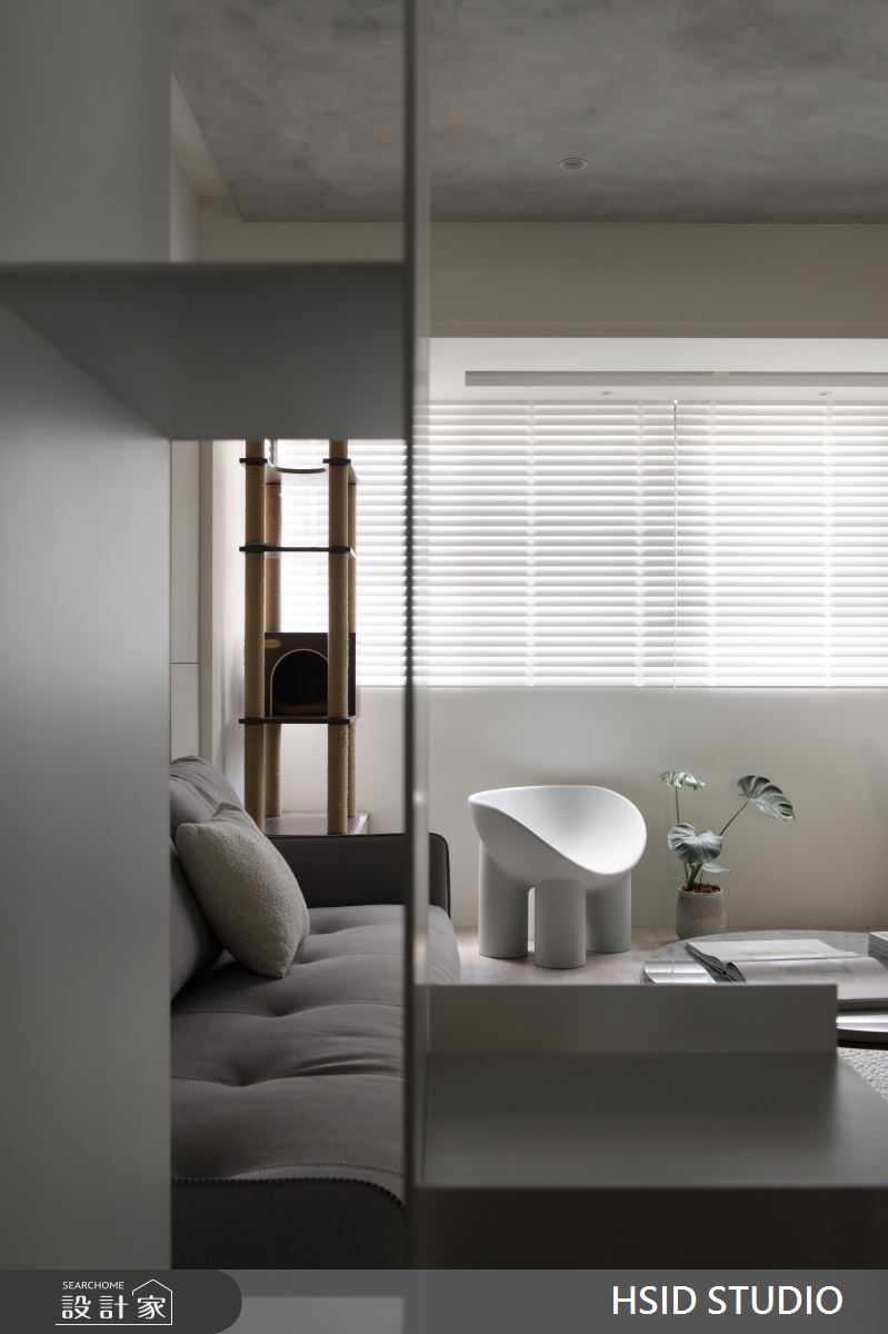 40坪老屋(41~50年)＿現代風客廳寵物案例圖片＿樺設室內裝修設計有限公司 HSID STUDIO＿樺設_23Residence_H之6