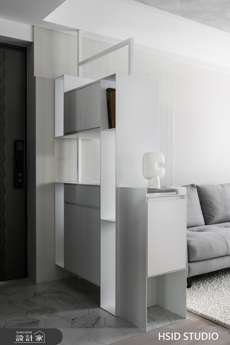 40坪老屋(41~50年)＿現代風玄關客廳案例圖片＿樺設室內裝修設計有限公司 HSID STUDIO＿樺設_23Residence_H之5