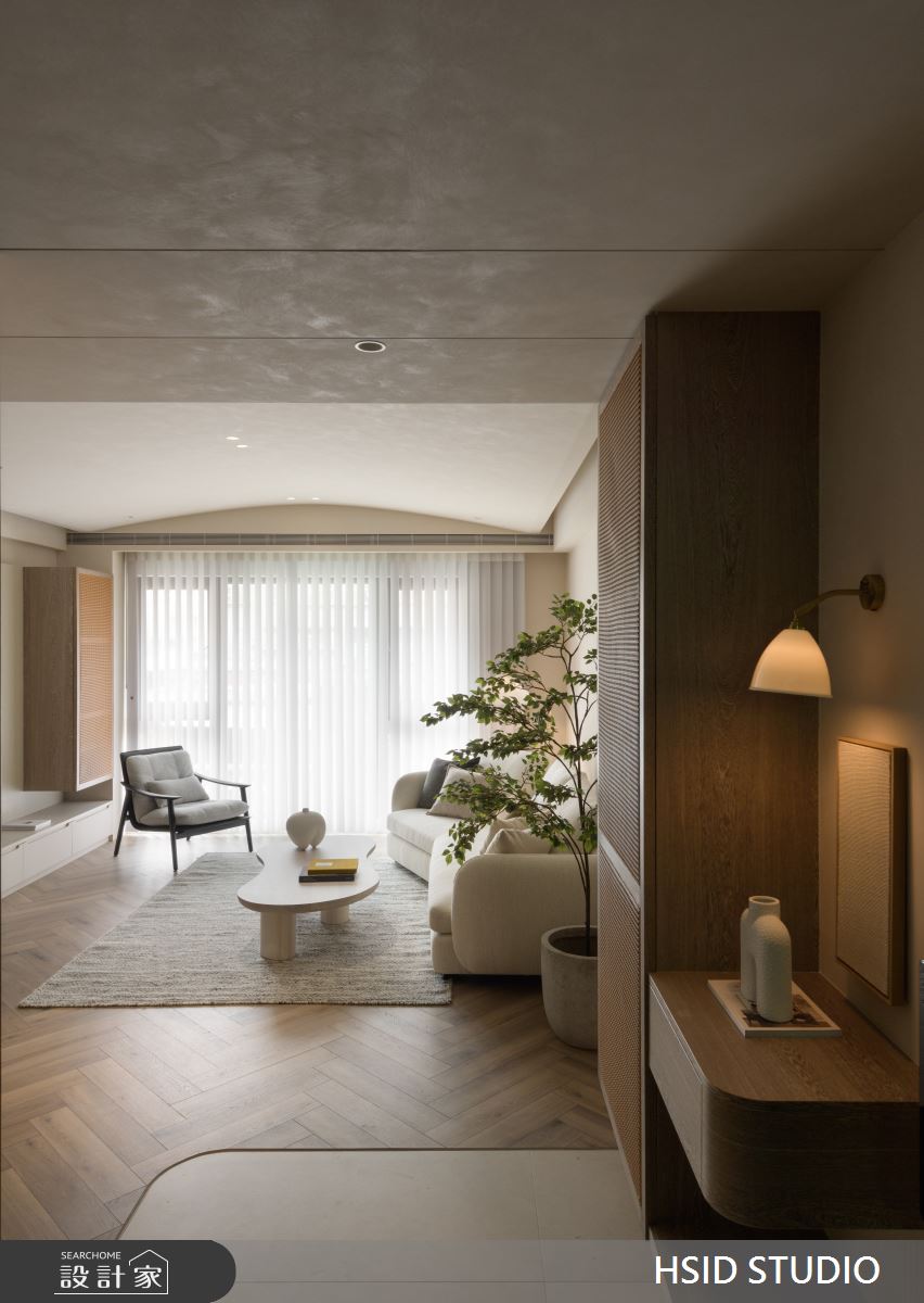 51坪新成屋(5年以下)＿日式侘寂風玄關客廳案例圖片＿樺設室內裝修設計有限公司 HSID STUDIO＿樺設_24之2