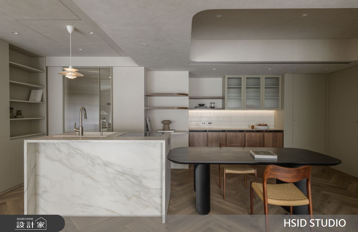 51坪新成屋(5年以下)＿日式侘寂風餐廳中島案例圖片＿樺設室內裝修設計有限公司 HSID STUDIO＿樺設_24之5