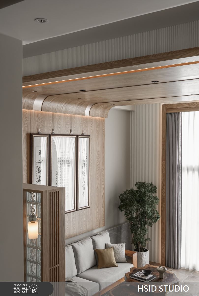 55坪老屋(41~50年)＿人文禪風客廳案例圖片＿樺設室內裝修設計有限公司 HSID STUDIO＿樺設_25之3