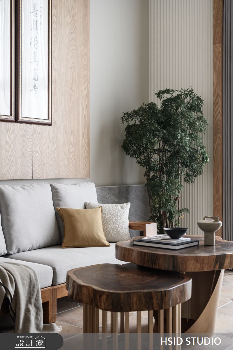 55坪老屋(41~50年)＿人文禪風客廳案例圖片＿樺設室內裝修設計有限公司 HSID STUDIO＿樺設_25之5