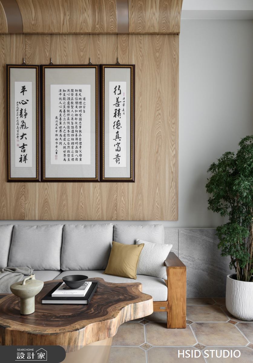 55坪老屋(41~50年)＿人文禪風客廳案例圖片＿樺設室內裝修設計有限公司 HSID STUDIO＿樺設_25之6
