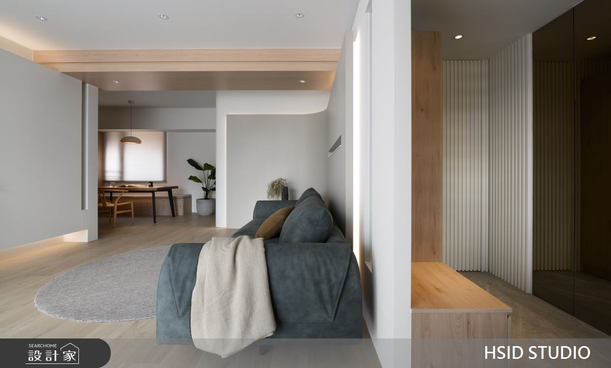 28坪中古屋(5~15年)＿侘寂輕日式玄關客廳餐廳案例圖片＿樺設室內裝修設計有限公司 HSID STUDIO＿樺設_28之2