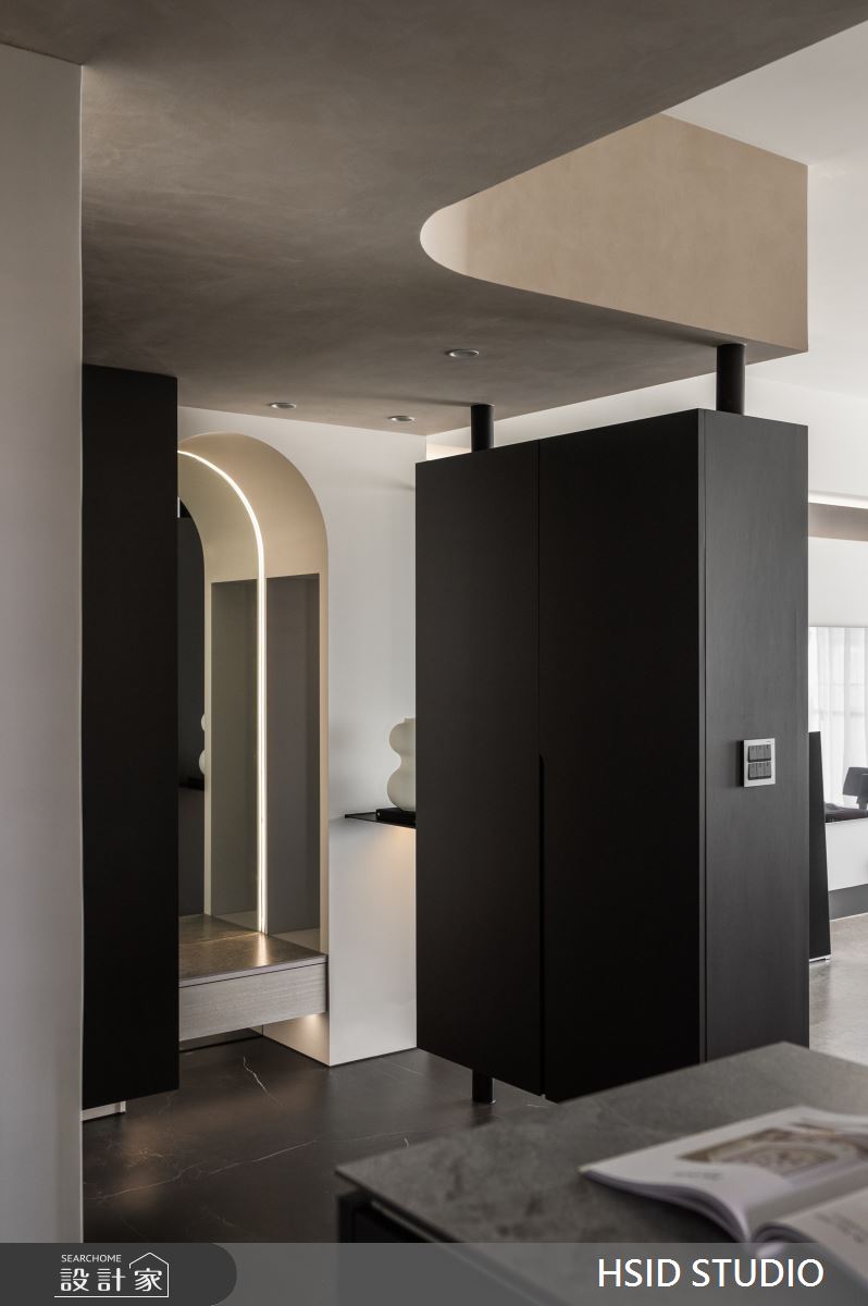 29坪新古屋(10年以下)＿極簡奢華風玄關案例圖片＿樺設室內裝修設計有限公司 HSID STUDIO＿樺設_31之2