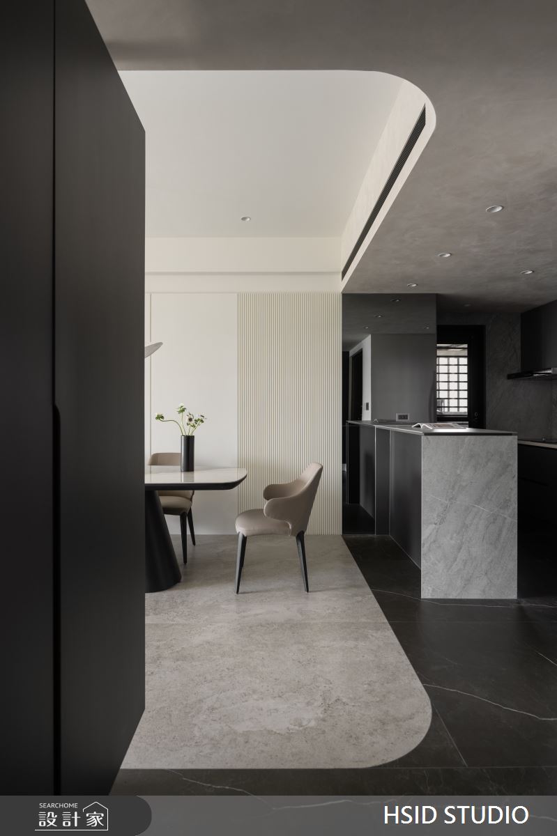 29坪新古屋(10年以下)＿極簡奢華風餐廳廚房中島案例圖片＿樺設室內裝修設計有限公司 HSID STUDIO＿樺設_31之7