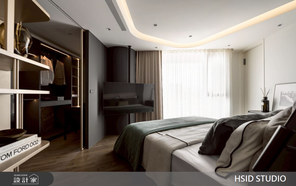 20坪老屋(16~30年)＿現代紳士風臥室案例圖片＿樺設室內裝修設計有限公司 HSID STUDIO＿樺設_39之11