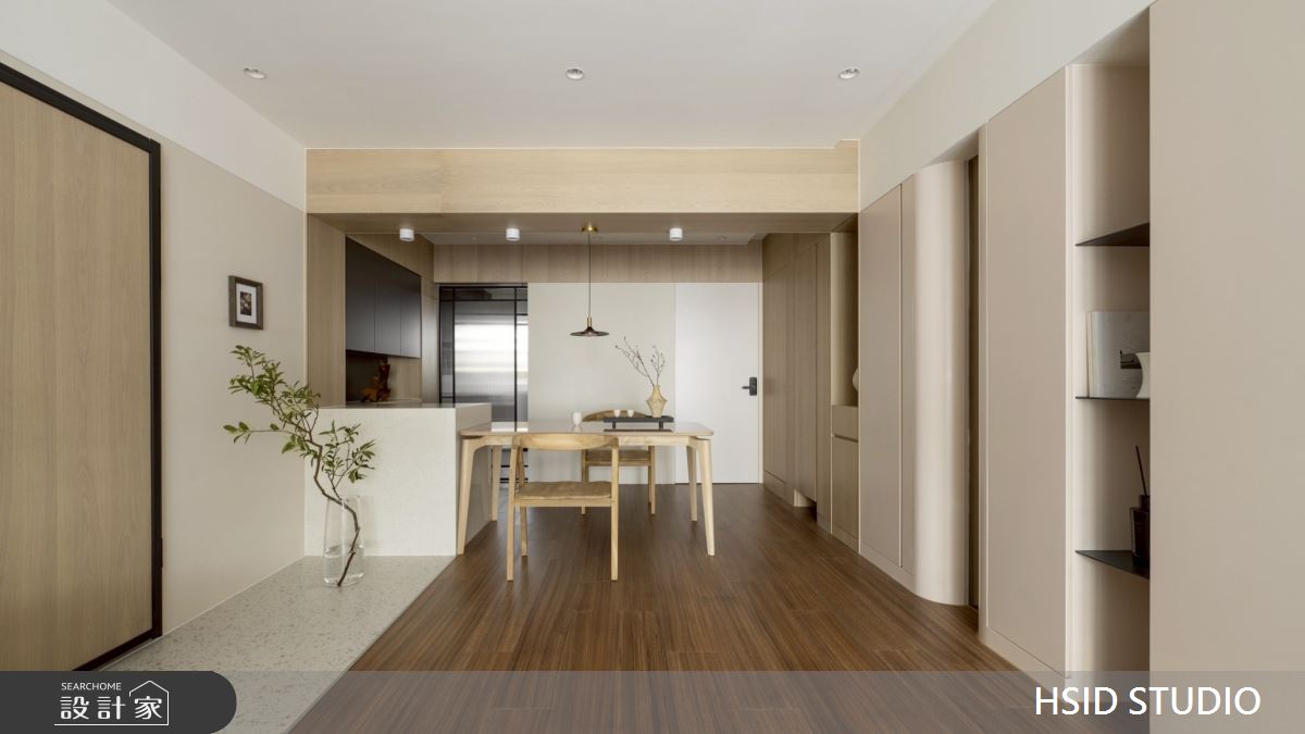 30坪老屋(31~40年)＿現代日式北歐風餐廳中島案例圖片＿樺設室內裝修設計有限公司 HSID STUDIO＿樺設_40之4