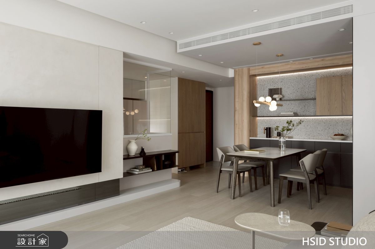 21坪新成屋(5年以下)＿現代簡約風玄關客廳餐廳案例圖片＿樺設室內裝修設計有限公司 HSID STUDIO＿樺設_41 Residence_C之13