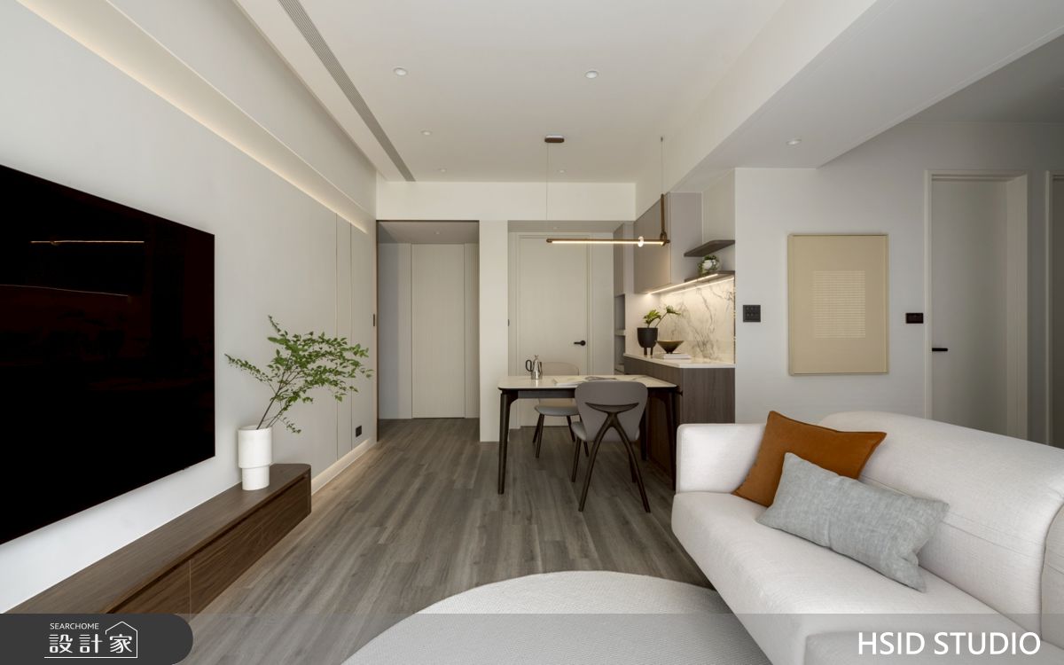 20坪新成屋(5年以下)＿現代日式風客廳餐廳案例圖片＿樺設室內裝修設計有限公司 HSID STUDIO＿樺設_42 Residence_M之5