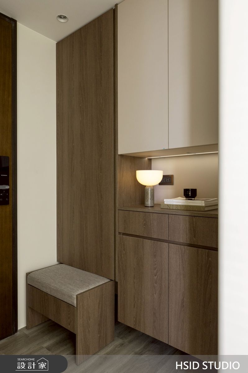 20坪新成屋(5年以下)＿現代日式風玄關案例圖片＿樺設室內裝修設計有限公司 HSID STUDIO＿樺設_42 Residence_M之2