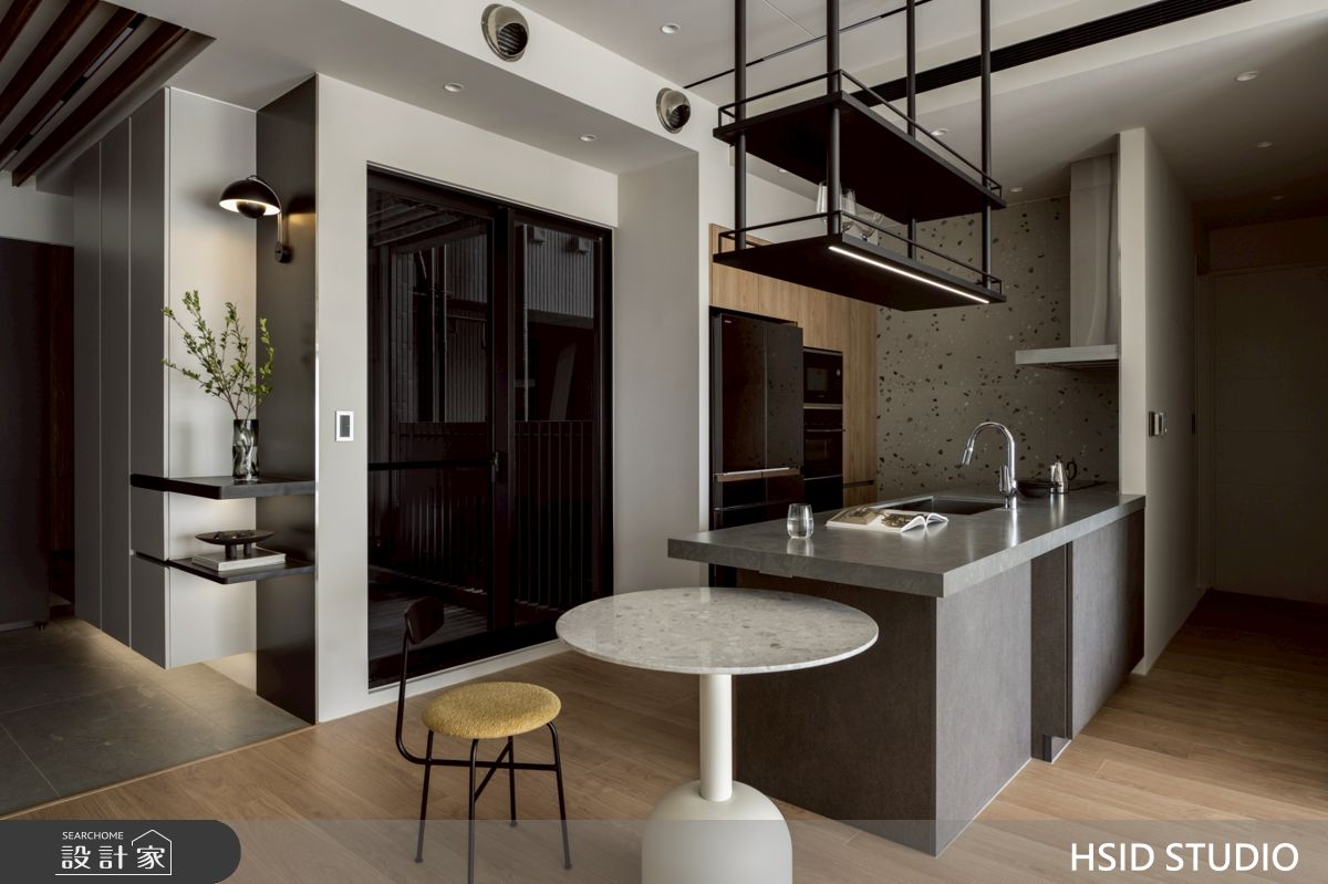 31坪新成屋(5年以下)＿現代簡約風玄關餐廳廚房中島案例圖片＿樺設室內裝修設計有限公司 HSID STUDIO＿樺設_44之14