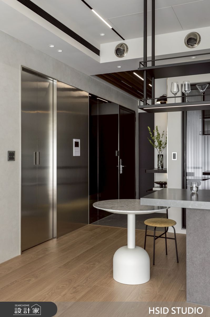 31坪新成屋(5年以下)＿現代簡約風玄關餐廳中島案例圖片＿樺設室內裝修設計有限公司 HSID STUDIO＿樺設_44之12