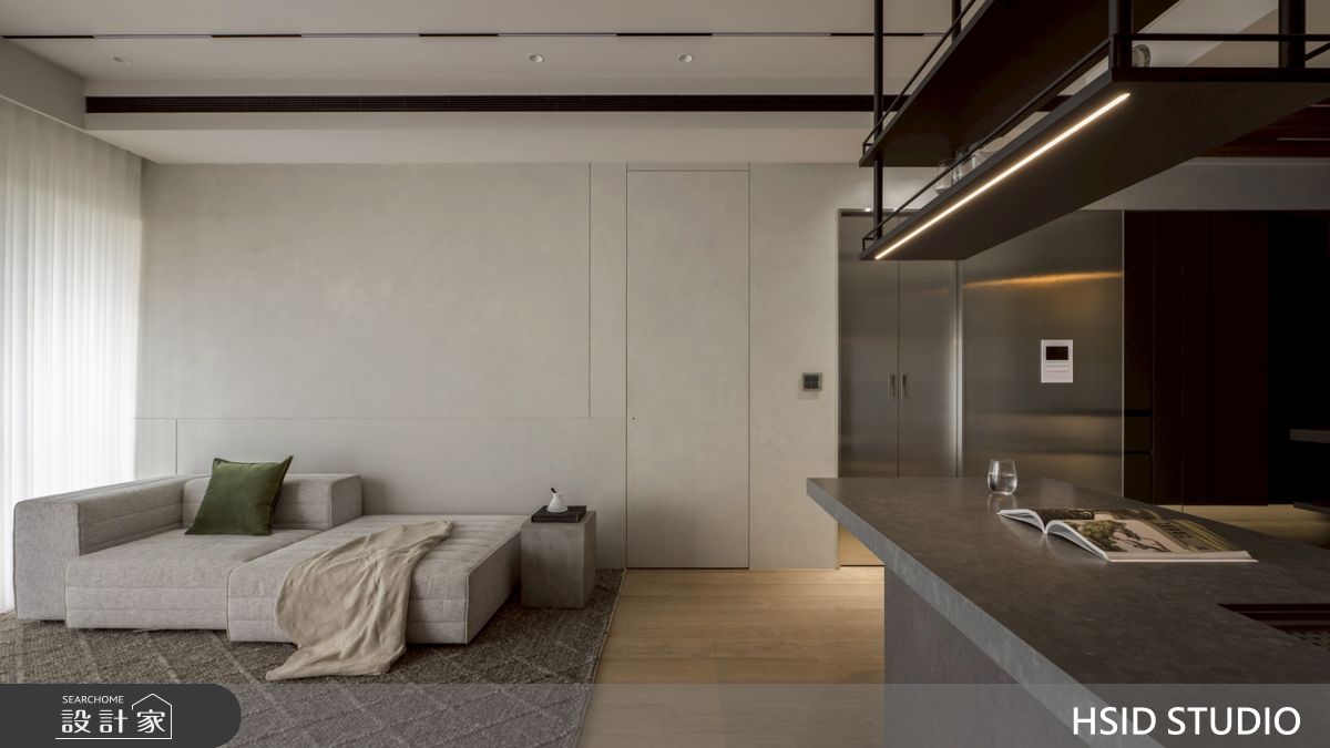 31坪新成屋(5年以下)＿現代簡約風客廳中島案例圖片＿樺設室內裝修設計有限公司 HSID STUDIO＿樺設_44之11