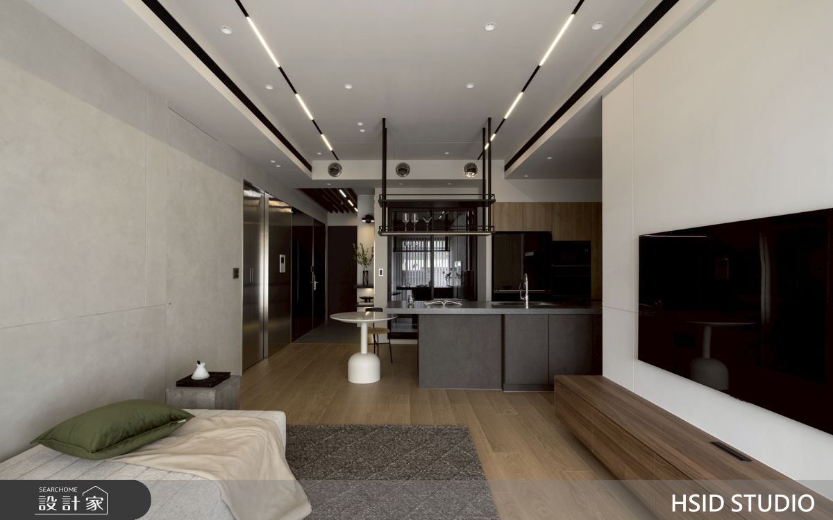 31坪新成屋(5年以下)＿現代簡約風客廳餐廳廚房中島案例圖片＿樺設室內裝修設計有限公司 HSID STUDIO＿樺設_44之10