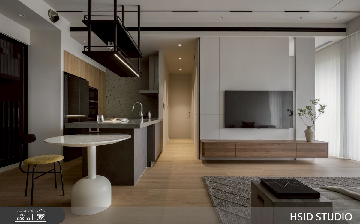 31坪新成屋(5年以下)＿現代簡約風客廳餐廳廚房中島案例圖片＿樺設室內裝修設計有限公司 HSID STUDIO＿樺設_44之7