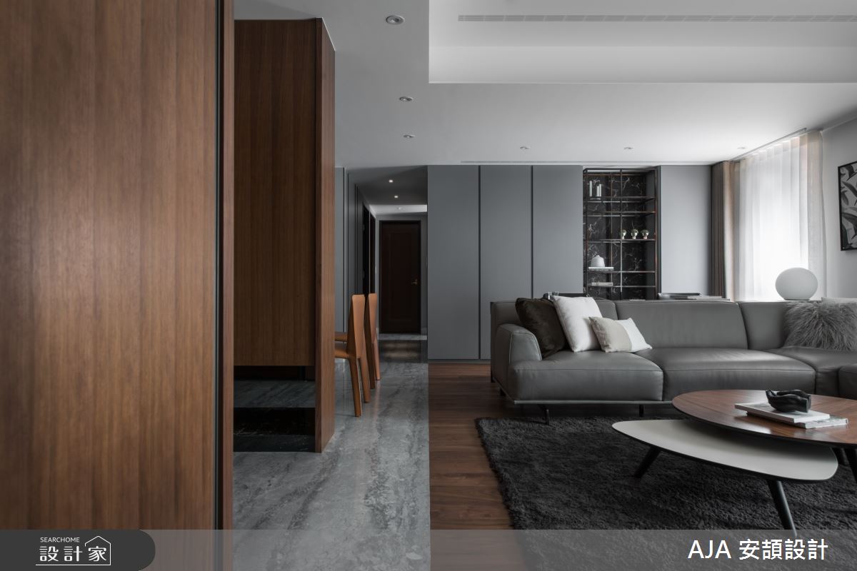 40坪新成屋(5年以下)＿休閒風客廳案例圖片＿AJA安頡建築室內設計＿安頡_力麒首御 吳公館之4