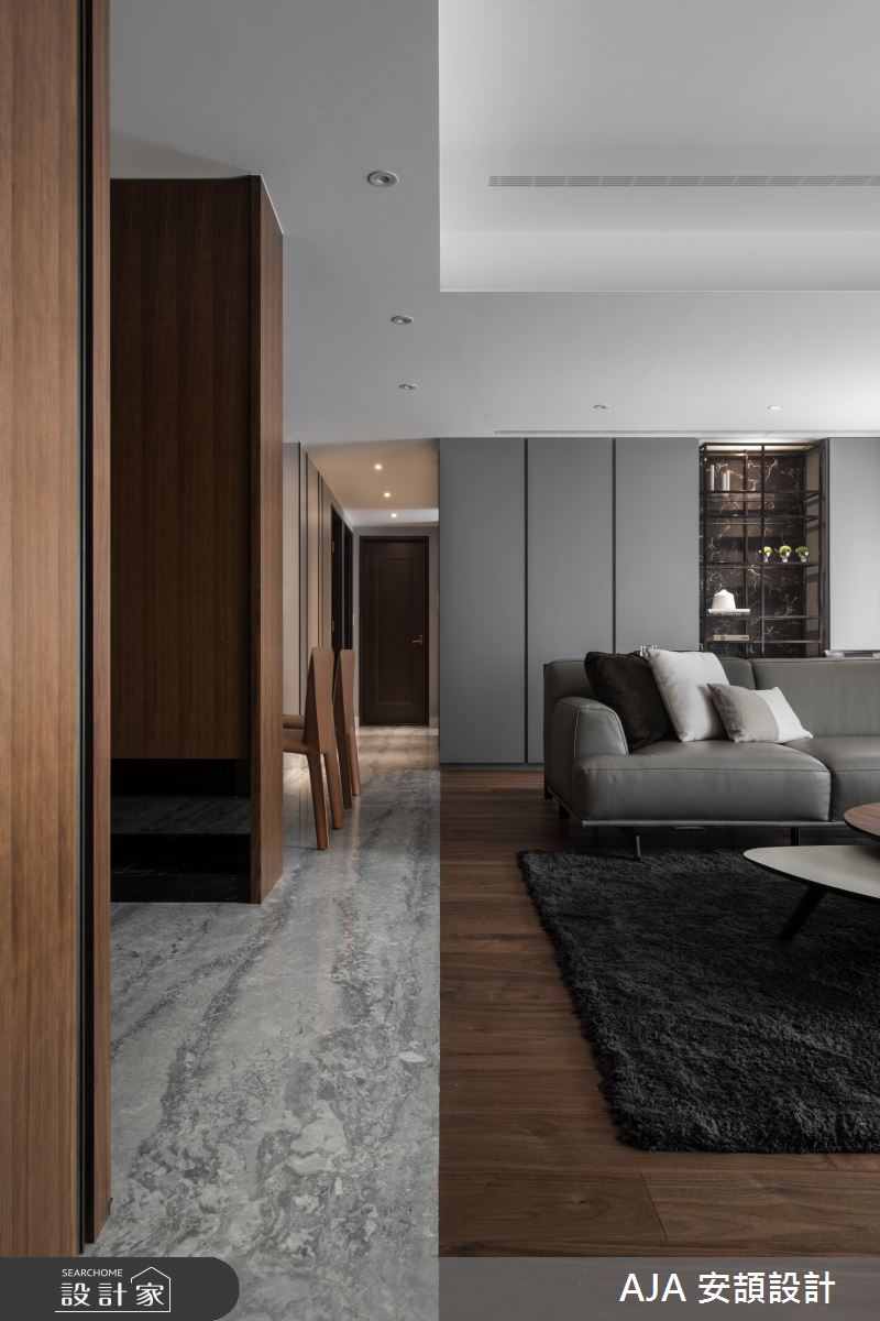 40坪新成屋(5年以下)＿休閒風客廳案例圖片＿AJA安頡建築室內設計＿安頡_力麒首御 吳公館之6