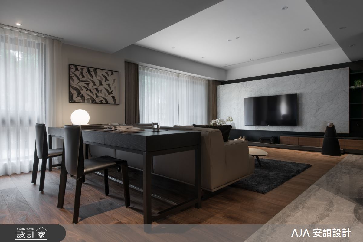40坪新成屋(5年以下)＿休閒風書房案例圖片＿AJA安頡建築室內設計＿安頡_力麒首御 吳公館之17