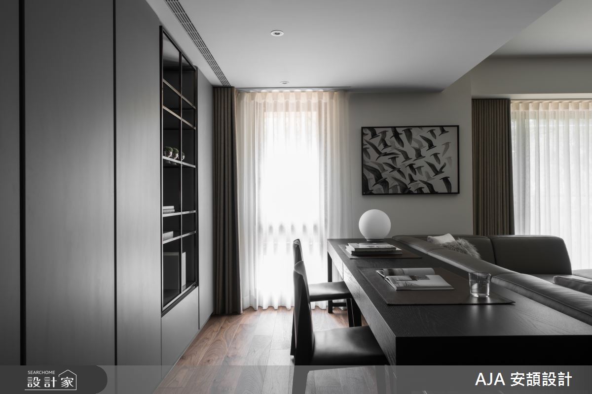 40坪新成屋(5年以下)＿休閒風書房案例圖片＿AJA安頡建築室內設計＿安頡_力麒首御 吳公館之18