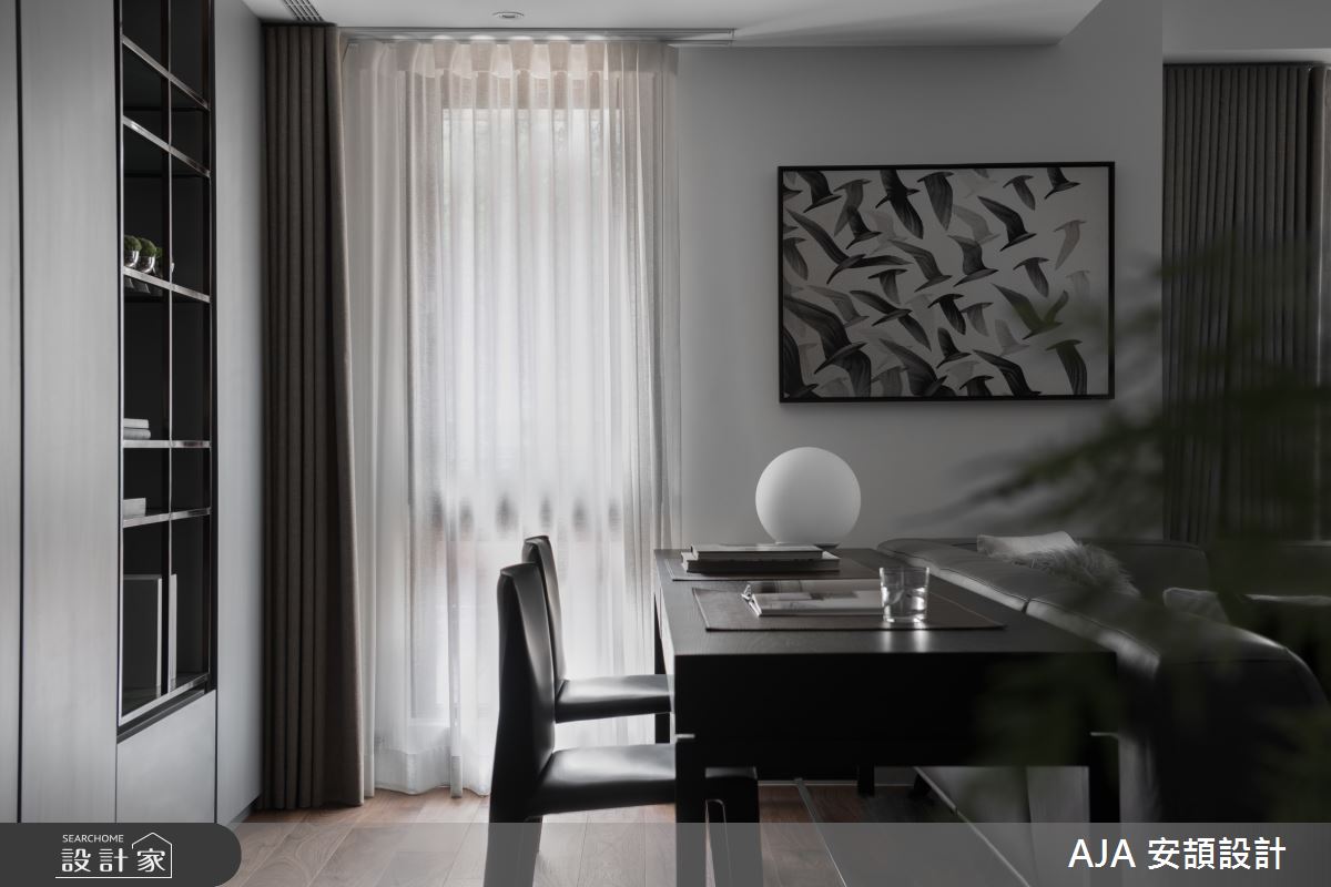 40坪新成屋(5年以下)＿休閒風書房案例圖片＿AJA安頡建築室內設計＿安頡_力麒首御 吳公館之19