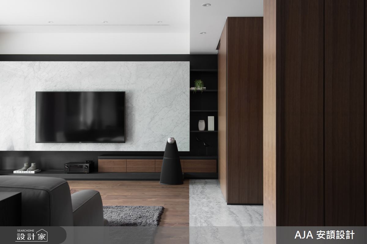 40坪新成屋(5年以下)＿休閒風客廳案例圖片＿AJA安頡建築室內設計＿安頡_力麒首御 吳公館之12