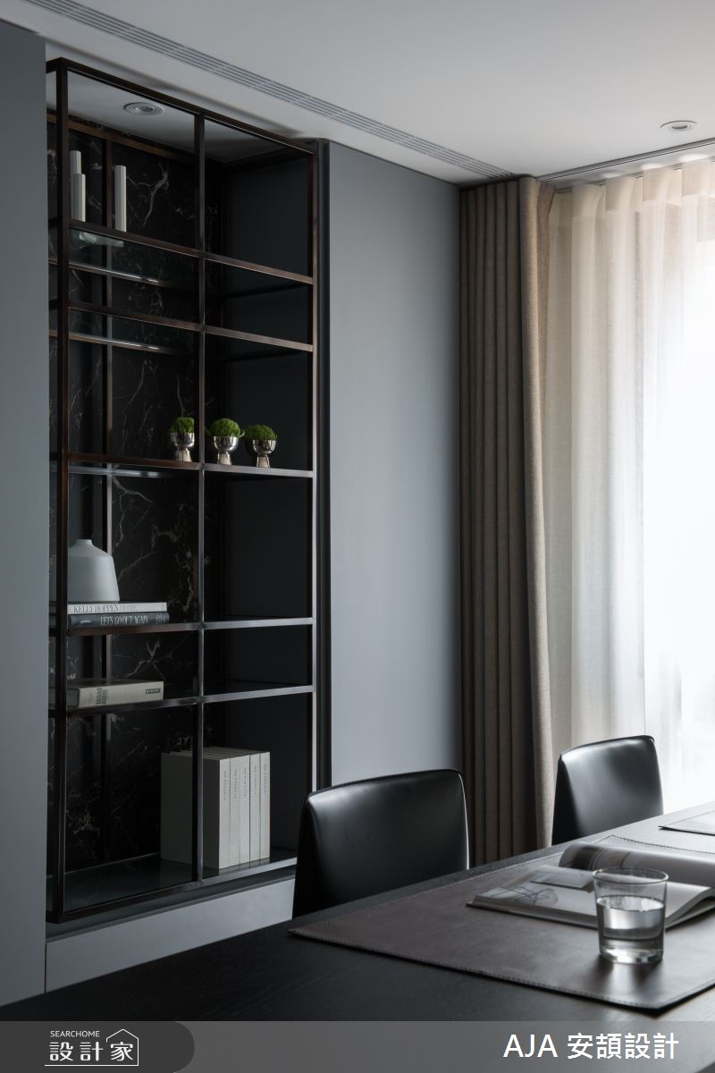 40坪新成屋(5年以下)＿休閒風書房案例圖片＿AJA安頡建築室內設計＿安頡_力麒首御 吳公館之20