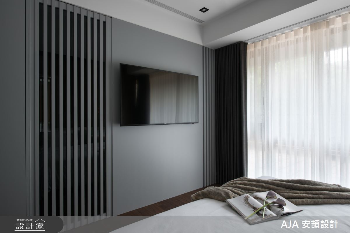 40坪新成屋(5年以下)＿休閒風臥室案例圖片＿AJA安頡建築室內設計＿安頡_力麒首御 吳公館之25