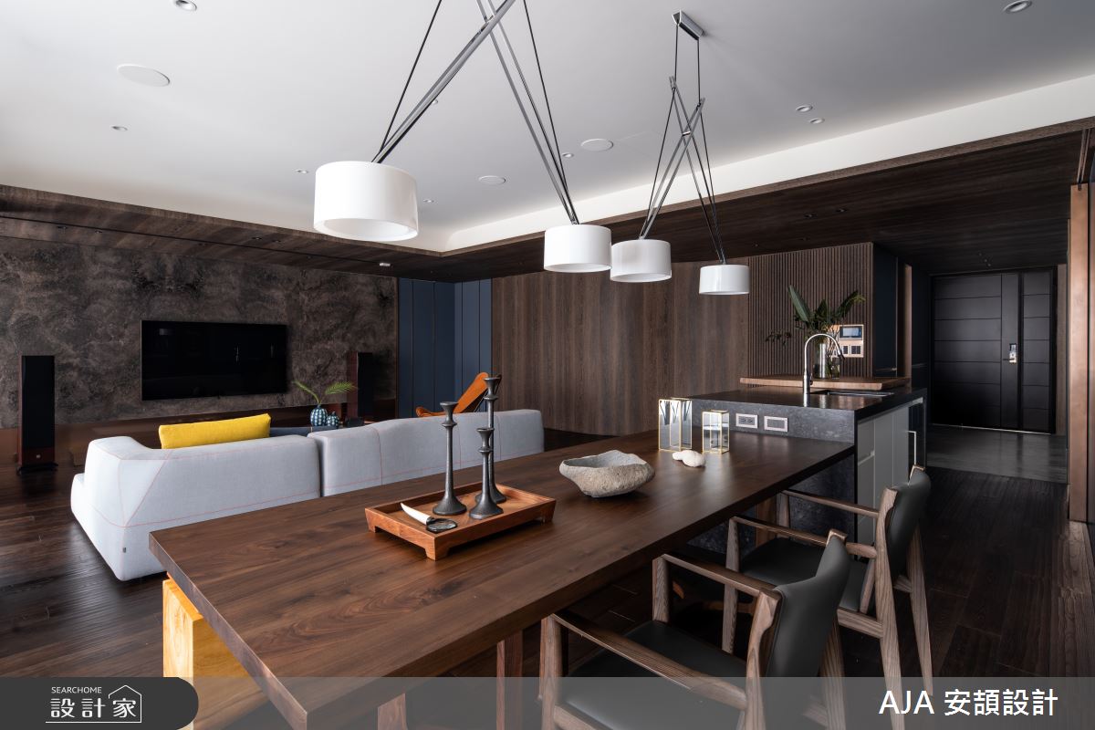 60坪新成屋(5年以下)＿現代風餐廳案例圖片＿AJA安頡建築室內設計＿安頡_合輝雲門 吳公館之5