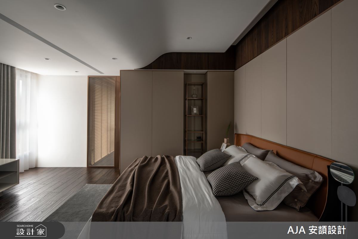 60坪新成屋(5年以下)＿現代風臥室案例圖片＿AJA安頡建築室內設計＿安頡_合輝雲門 吳公館之19