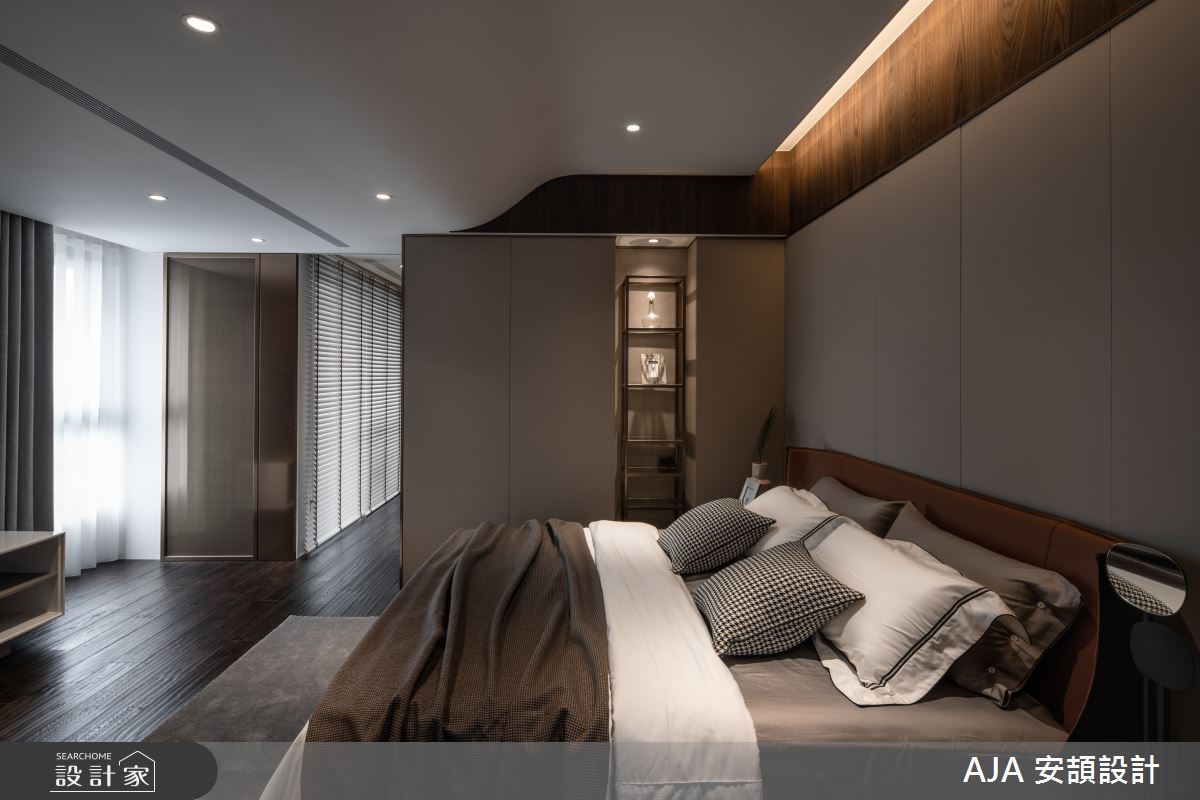 60坪新成屋(5年以下)＿現代風臥室案例圖片＿AJA安頡建築室內設計＿安頡_合輝雲門 吳公館之20