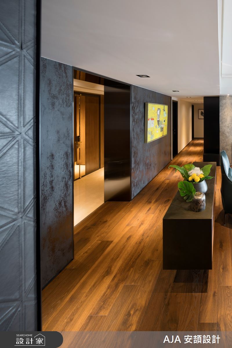 110坪新成屋(5年以下)＿飯店風玄關案例圖片＿AJA安頡建築室內設計＿安頡_國泰森林觀道 王公館之2